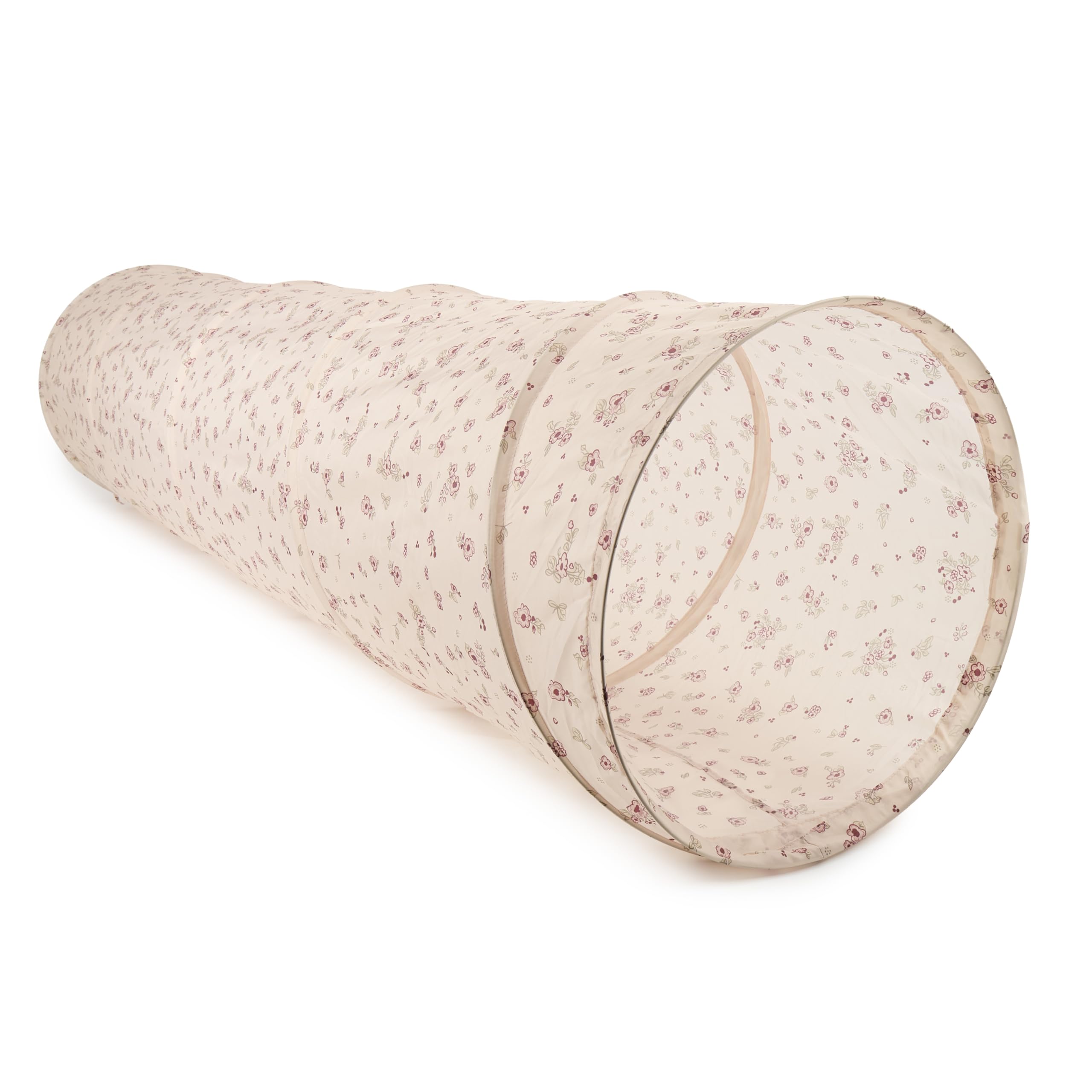 Bieco Pop-Up Spieltunnel Dreamy Flowers 180 x 46 cm – Krabbeltunnel für Babys ab 1 Jahr