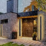 100 cm LED-Wandleuchte Villa schwarz – IP65 Aluminium Aussenleuchte für Innen & Aussen – Bild 2