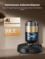 Proscenic Q20Plus Saugroboter mit Wischfunktion – 10000Pa Saugkraft für Tierhaare & Teppiche – Bild 4