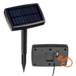 Spetebo LED Solar Pflanzenstrahler 10er Set – Warmweisse Mini Gartenleuchten mit Erdspiss – Bild 5