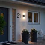 Klighten 2-flammige Aussenwandleuchte mit Bewegungsmelder – IP54 Aluminium Wandleuchte E27 – Bild 5