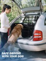 JOYTUTUS Hundegitter Auto Kofferraum – Verstellbares Trenngitter für sichere Autofahrten – Bild 6