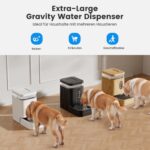 Gardner Pet 6,5L Automatischer Wasserspender mit Edelstahlschüssel – Schwerkraft-Tränke für Hunde & Katzen – Bild 7