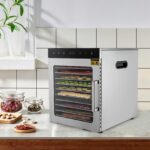DeeDuud Dörrautomat 800W Edelstahl – Temperaturregler & 24h Timer für Gemüse, Obst & Fleisch – Bild 5