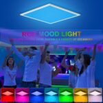 Oraymin 45x45 cm LED Deckenleuchte RGB – Dimmbar mit Fernbedienung, 28W für Wohnzimmer – Bild 4