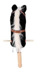 Knorrtoys Steckenpferd Blacky 95 cm – Hochwertiges Spielpferd mit Holzrädern für Kinder – Bild 10