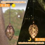 2er Set Orientalische Solarlaterne Görvitor – Warmweiß LED IP44 für Garten & Balkon – Bild 2