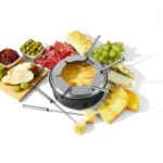 Salter 2-in-1 Raclette-Grill & Fondue-Set, 1400 W – Elektrisches Servier-System für Gäste – Bild 5