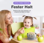 Rilli Edelstahl-Babyschüssel mit Saugnapf & Deckel – Thermoisolierend für BLW – Bild 2