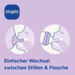 MAM Easy Start Anti-Colic Starter Set S – Babyflaschen-Set mit Schnuller, Lila – Bild 5