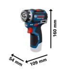 Bosch Professional GSR12V-32FC Akku-Bohrschrauber – 12V Multifunktionswerkzeug mit FlexiClick – Bild 2