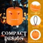 EverBrite Halloween Kürbislaterne 3er Set – Tragbare LED Dekoration mit Lächelgesicht – Bild 2