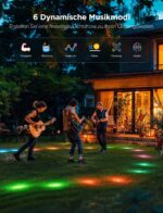 Govee RGBIC Bodenleuchten 15m IP67 – Smarte Gartenbeleuchtung mit 63 Szenenmodi – Bild 4