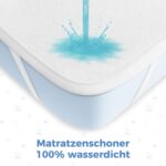 Dreamzie 3er Set Baby Spannbettlaken 55x90 cm + Matratzenschoner – 100% Baumwolle OEKO-TEX – Bild 4