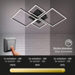 BRILONER LED Deckenlampe 75x47 cm – Dimmbar & Schwenkbar für jeden Raum – Bild 5