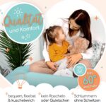 zoula kidz® Aufblasbarer Rausfallschutz 180 cm mit OEKO-TEX Bezug – Sichere Alternative zum Bettgitter – Bild 7