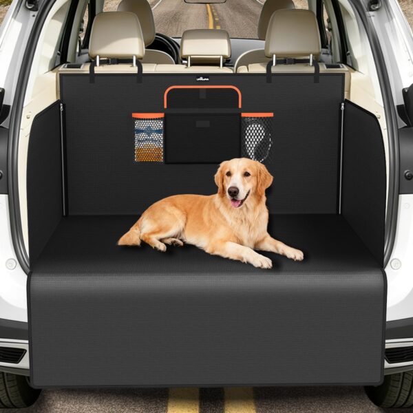 UPAWPIA Kofferraumschutz 185x115 cm – Wasserdichte Hundedecke mit Seitenschutz für SUV & PKW