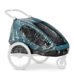 hauck Regenverdeck für Dryk Duo & Dryk Duo Plus – Fahrradanhänger Regenschutz