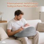 Memory Foam Stillkissen XXL (56×36×20cm) – Ergonomischer Halt für sicheres Stillen & Füttern – Bild 5