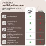 GALOPP FREUDE Hobby Horse Braunschecke A3 – Steckenpferd mit Trense & abnehmbarem Stab – Bild 5
