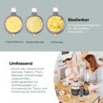 Babymoov Nutribaby Plus Dampfgarer & Mixer – 6-in-1 Babykostzubereiter mit 2200ml – Bild 6