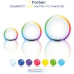 Esotec Solar-Leuchtkugeln 3er Set Ø20/30/40 cm – RGB LED mit 8 Std. Akkulaufzeit – Bild 4