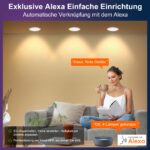 DUSKTEC LED Einbaustrahler RGB 4er Set – Smart Deckenspots mit Alexa & App-Steuerung – Bild 2