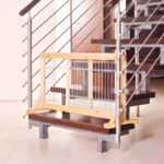 TRIXIE Hunde-Absperrgitter Kiefernholz 65–108 x 50 cm – Sicherheit für Welpen & kleine Hunde – Bild 3