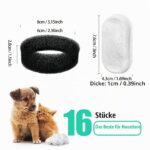 TOMXCUTE Ersatzfilter-Set für Katzenbrunnen – 16 Stück Kohle- & Schaumfilter – Bild 3