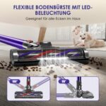 Authmic Akku Staubsauger 50000Pa – Kabelloses Reinigungssystem mit H13 HEPA & Touchscreen – Bild 7