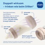 MAM Easy Start Anti-Colic Babyflasche 2x 260 ml – Brustähnlicher Sauger für Neugeborene ab Geburt – Bild 2