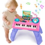 Lypsochaat Baby DJ Pult mit Klavier – Musikspielzeug mit Licht & Aufnahme für Kinder ab 1 Jahr – Bild 7