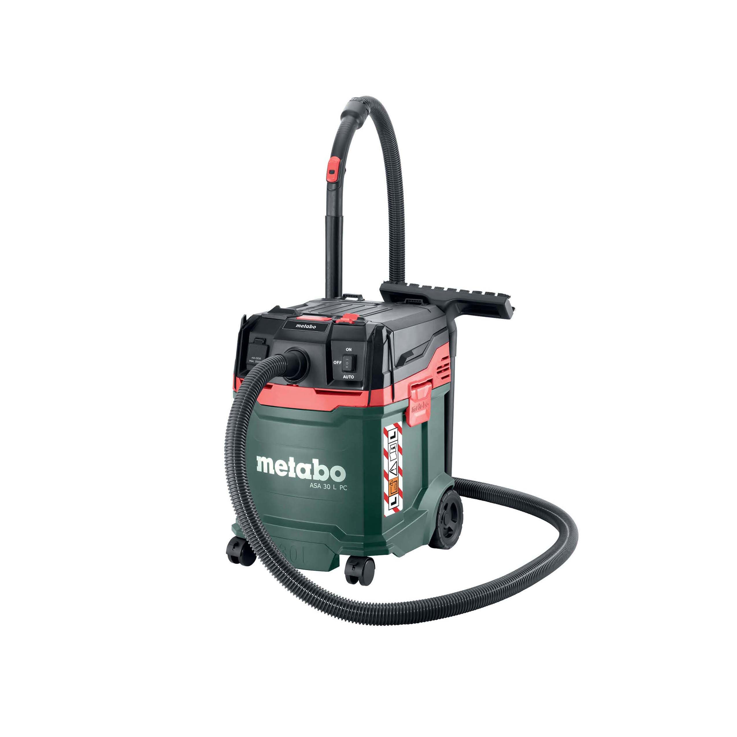 Metabo ASA 30 L PC Nass-Trockensauger – Industriesauger mit PressClean für Baustellen