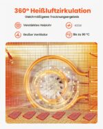 VEVOR Dörrautomat 8 Schalen 400W – Profi-Futtertrockner mit Temperaturregelung & Timer – Bild 4