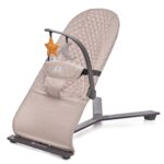 Kinderkraft MIMI Babywippe – Skandinavisches Design mit Spielbügel für Neugeborene