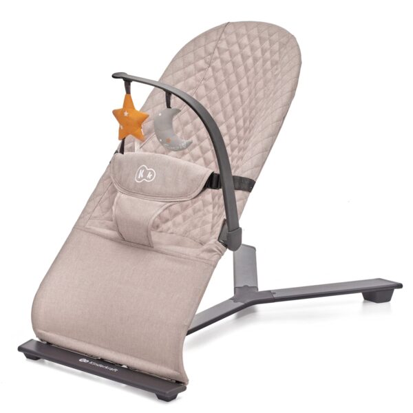 Kinderkraft MIMI Babywippe – Skandinavisches Design mit Spielbügel für Neugeborene