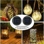 Forhome 6er Set Solarleuchten Ersatz 8 cm – Wasserdicht IP44 für Gartenlaterne – Bild 5