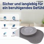 Twistshake Click-Mat Mini Grau – Anti-Rutsch-Geschirrset für Babys ab 6 Monaten – Bild 6