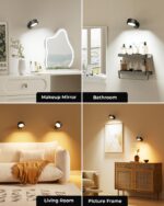 FULEN LED-Wandleuchte 2er Set mit 18 Farbmodi & 8000mAh Akku – Kabellos & Dimmbar – Bild 3
