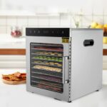 RibasuBB Edelstahl Dörrautomat 800W mit 10 Schalen – Temperaturregelung 30-90°C & Timer – Bild 7