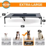 K&H Erhöhtes Hundebett XL – Atmungsaktiv & Kühlend für grosse Hunde – Bild 5