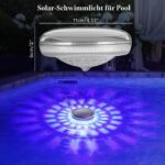 Qoolife Schwimmende Poolbeleuchtung Solar, 2 Stück – 12 Farbmodi mit Fernbedienung – Bild 6