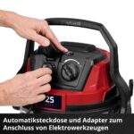 Einhell Nass-Trockensauger TE-VC 2580 SACL – 1100 W, 25-L-Behälter mit HEPA-Filter – Bild 7