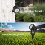 NATPOW Solar Gartenstrahler 2er-Set – IP65 Wasserdicht mit Auto-ON/OFF für Gärten – Bild 5