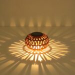 Rayofly 2er Set Rattan Solar-Laternen – Wetterfeste Boho Gartendeko mit Auto-Funktion – Bild 8