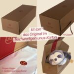 UNUS Faultier Kuscheltier Kissen 50 cm Türkis – Seitenschläfer- & Stillkissen – Bild 7