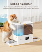 ROJECO 2-in-1 Futterautomat & Wasserspender 5L – Programmierbarer Futterspender für Katzen & kleine Haustiere – Bild 6