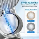 VeftBltrem Eiscrusher 100 kg/h – Doppelklingen-Eiszerkleiner 2200 U/min für Bars & Küche – Bild 4