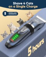oneisall Leise Schermaschine für Katzen & Hunde – 50 dB Profi-Haarschneider mit Titan-Keramik-Klingen – Bild 5