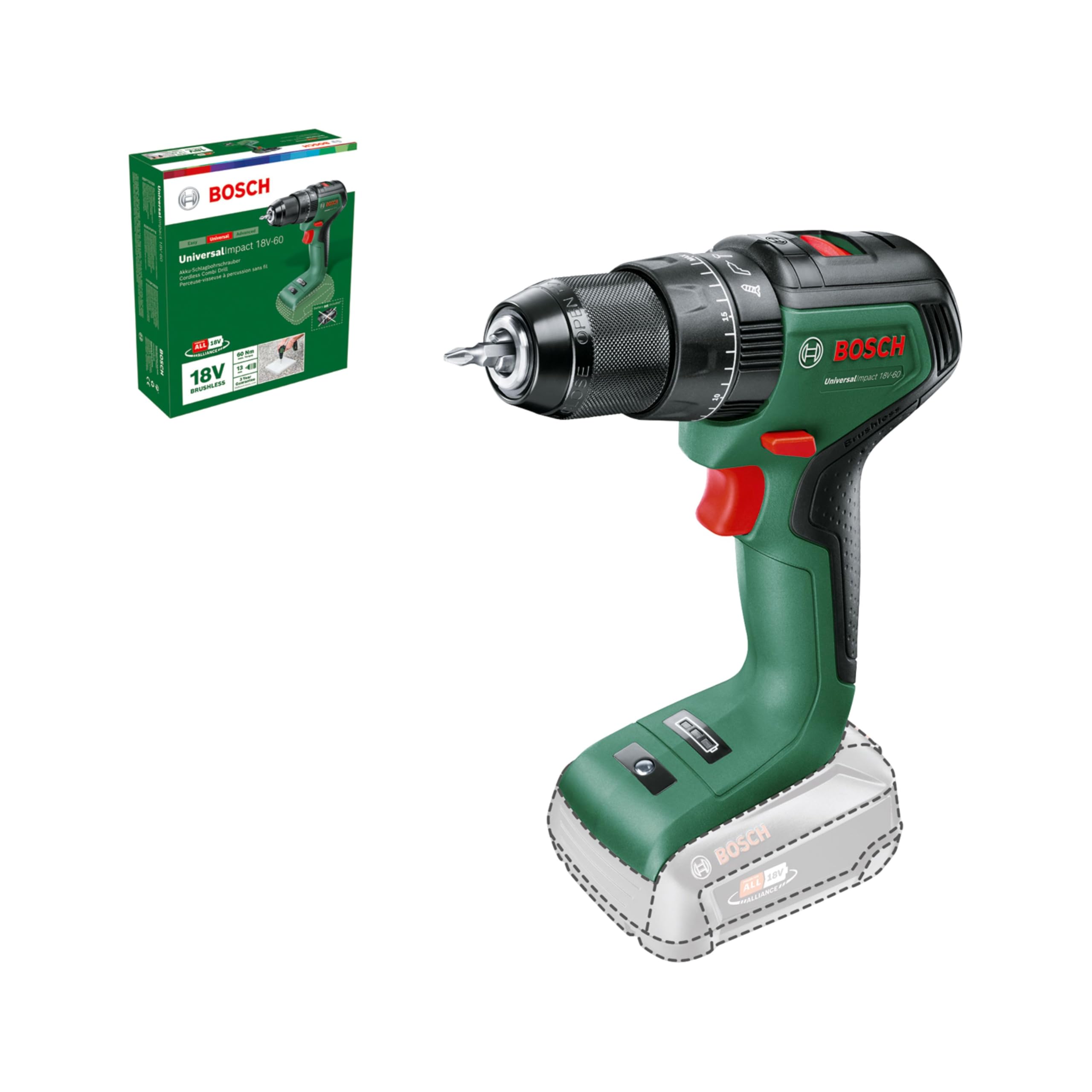 Bosch UniversalImpact 18V-60 Akku Schlagbohrschrauber – Profi-Kraft für Heimwerker